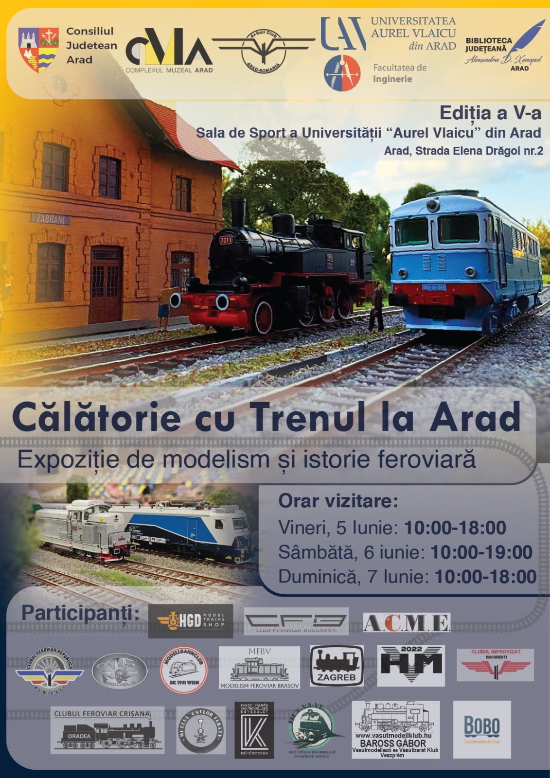 Călătorie cu Trenul la Arad